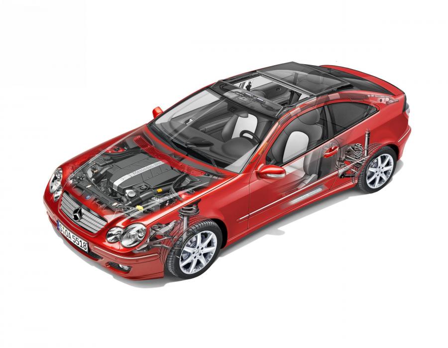  Mercedes-Benz C-Class Sportcoupe 2002 года  (фото 9 из 44)
